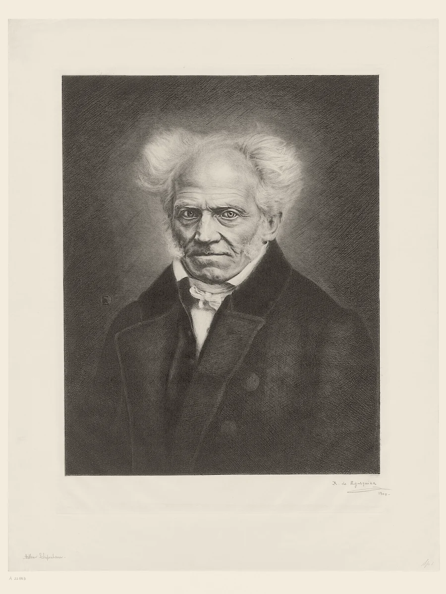 Retrato de Arthur Schopenhauer