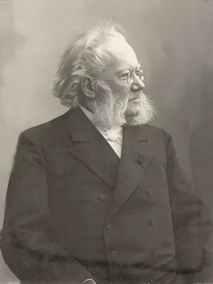Retrato de Henrik Ibsen