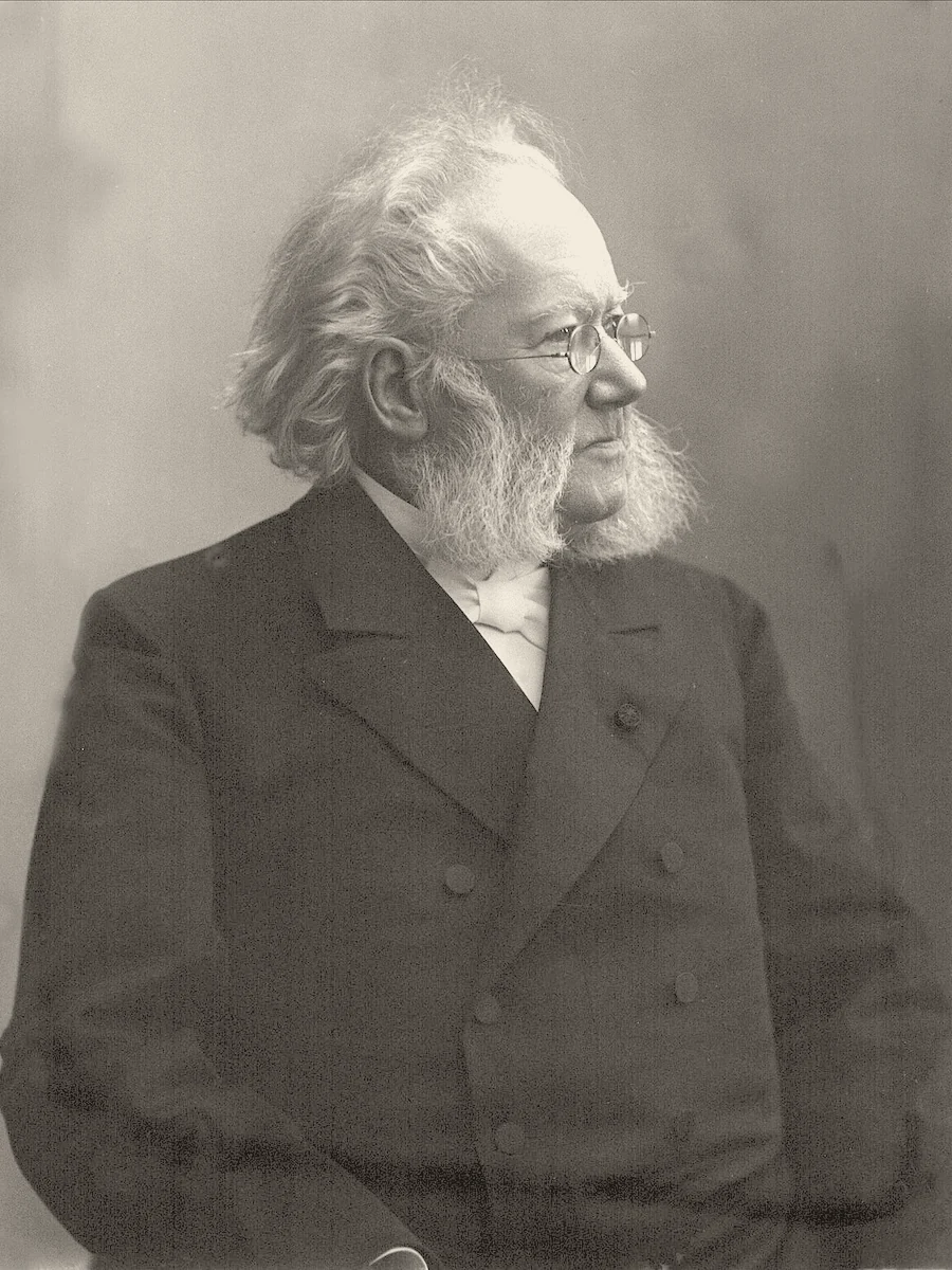 Retrato de Henrik Ibsen