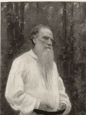 Retrato de Lev Tolstói