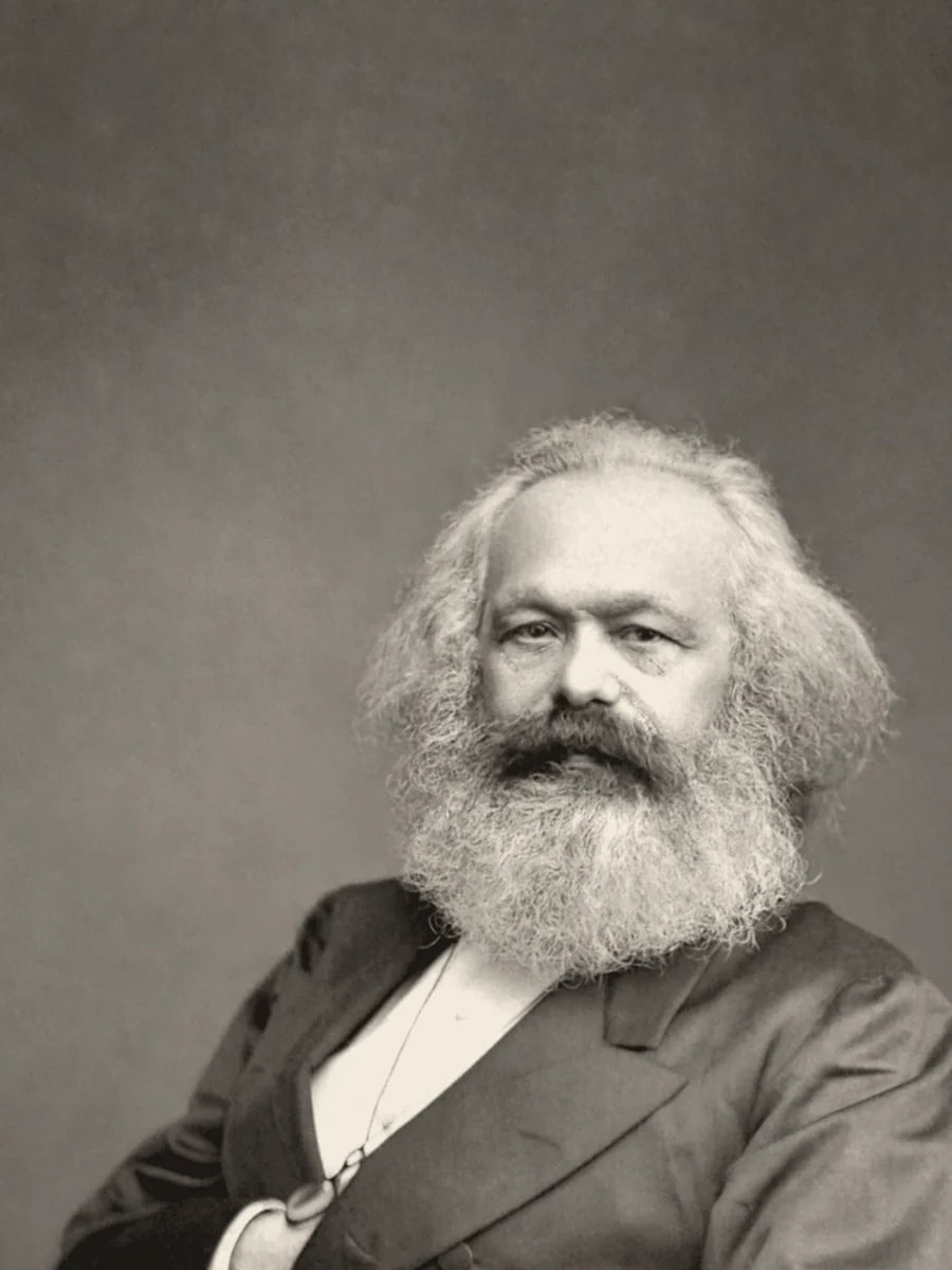 Retrato de Marx y Engels