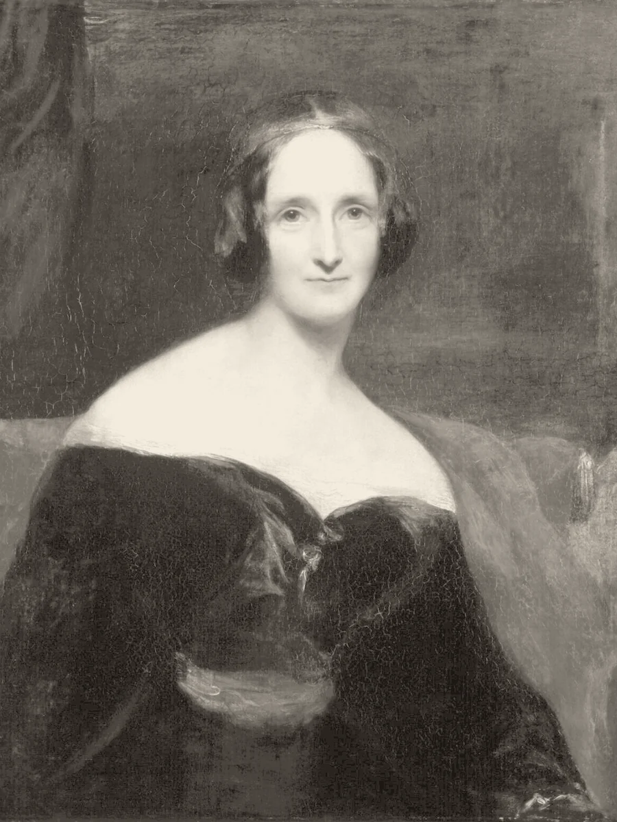 Retrato de Mary Shelley