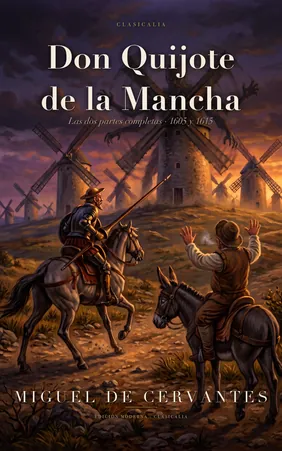Portada de Don Quijote de la Mancha
