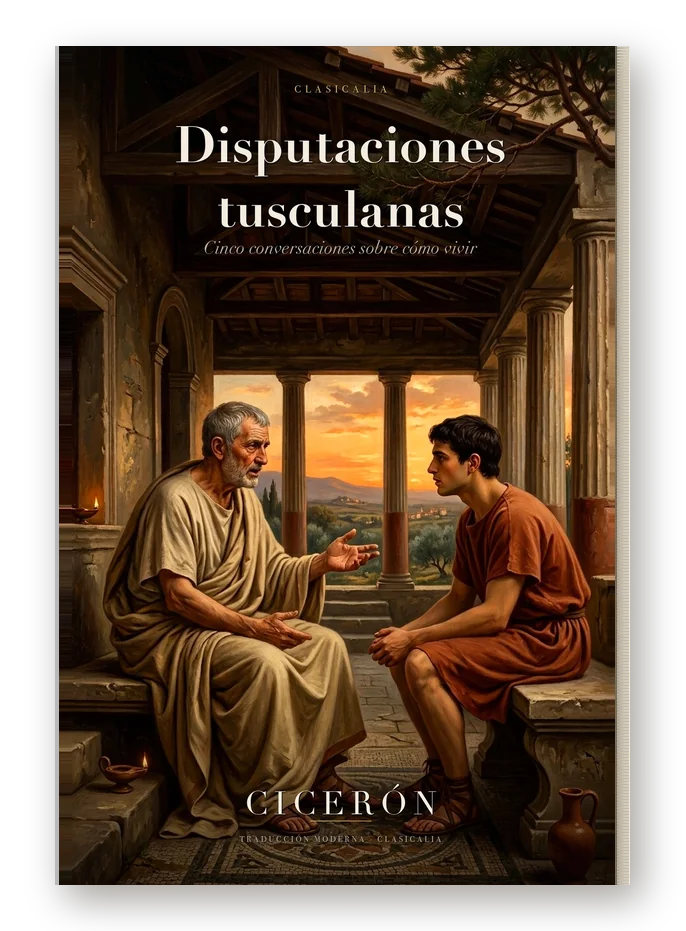 Edición en papel de Disputaciones tusculanas