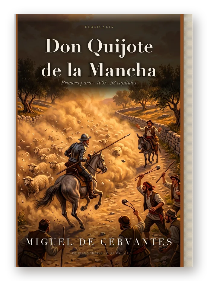 Don Quijote de la Mancha, parte I en papel