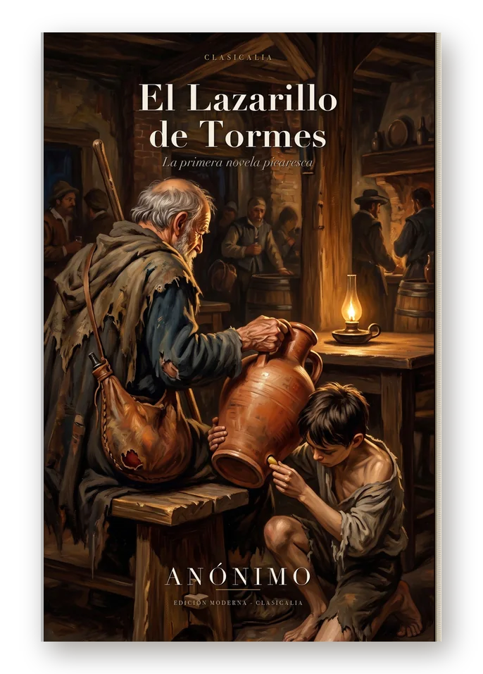 Edición en papel de El Lazarillo de Tormes