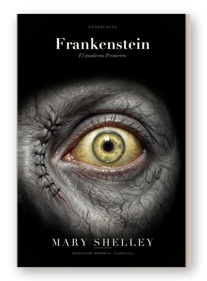 Edición en papel de Frankenstein