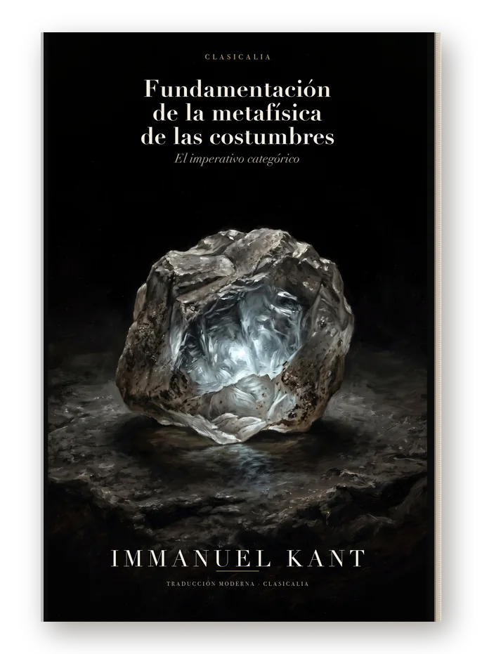 Edición en papel de Fundamentación de la metafísica de las costumbres
