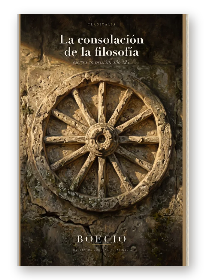 Edición en papel de La consolación de la filosofía