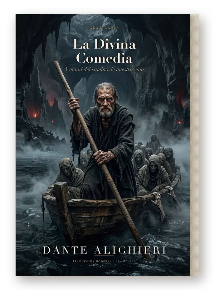Edición en papel de La Divina Comedia