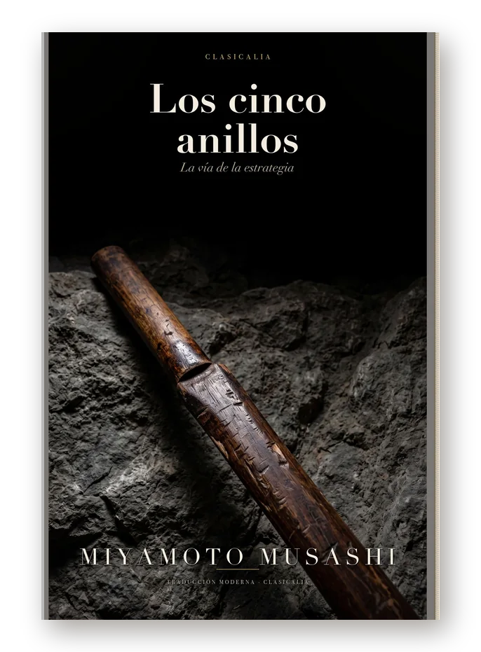 Edición en papel de Los cinco anillos