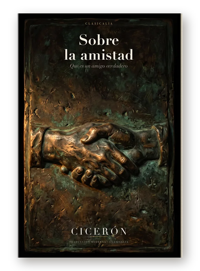 Edición en papel de Sobre la amistad