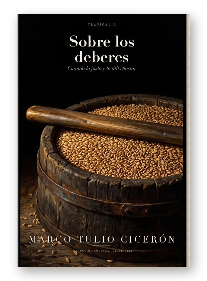 Edición en papel de Sobre los deberes